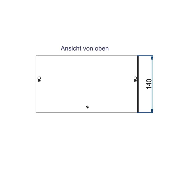 Produktbild MVT 150 240 SVZ  -  Aufputz Medienverteiler für 24 Keystone (19.4mm Ausschnitt)